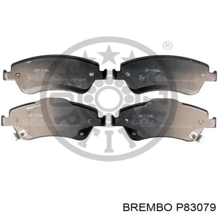 Купити P83079 Brembo Колодки гальмівні передні, дискові