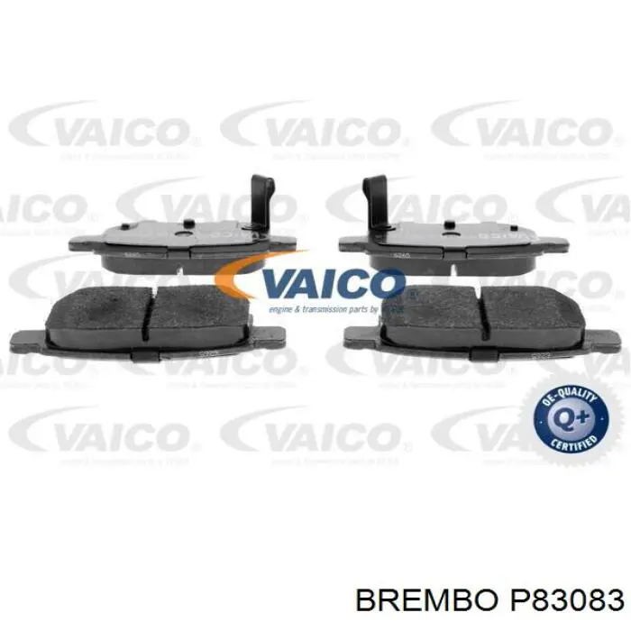 Задні дискові колодки Brembo P83083