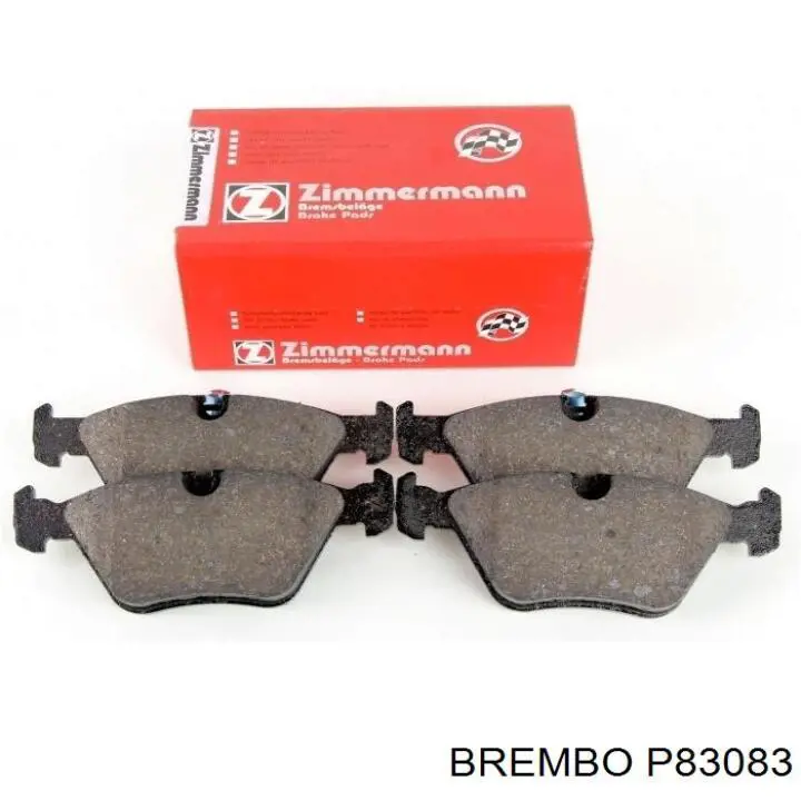 P83083 Brembo Колодки гальмівні задні, дискові