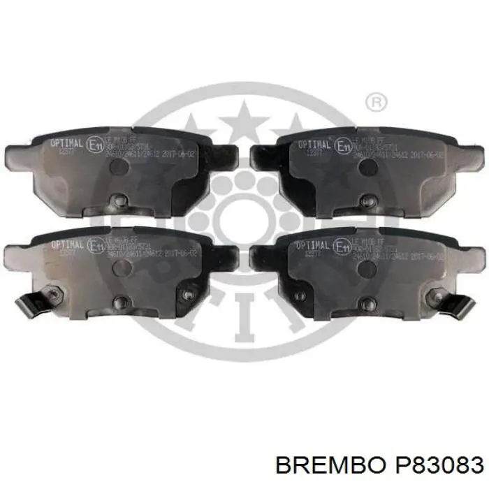 Купити P83083 Brembo Задні колодки