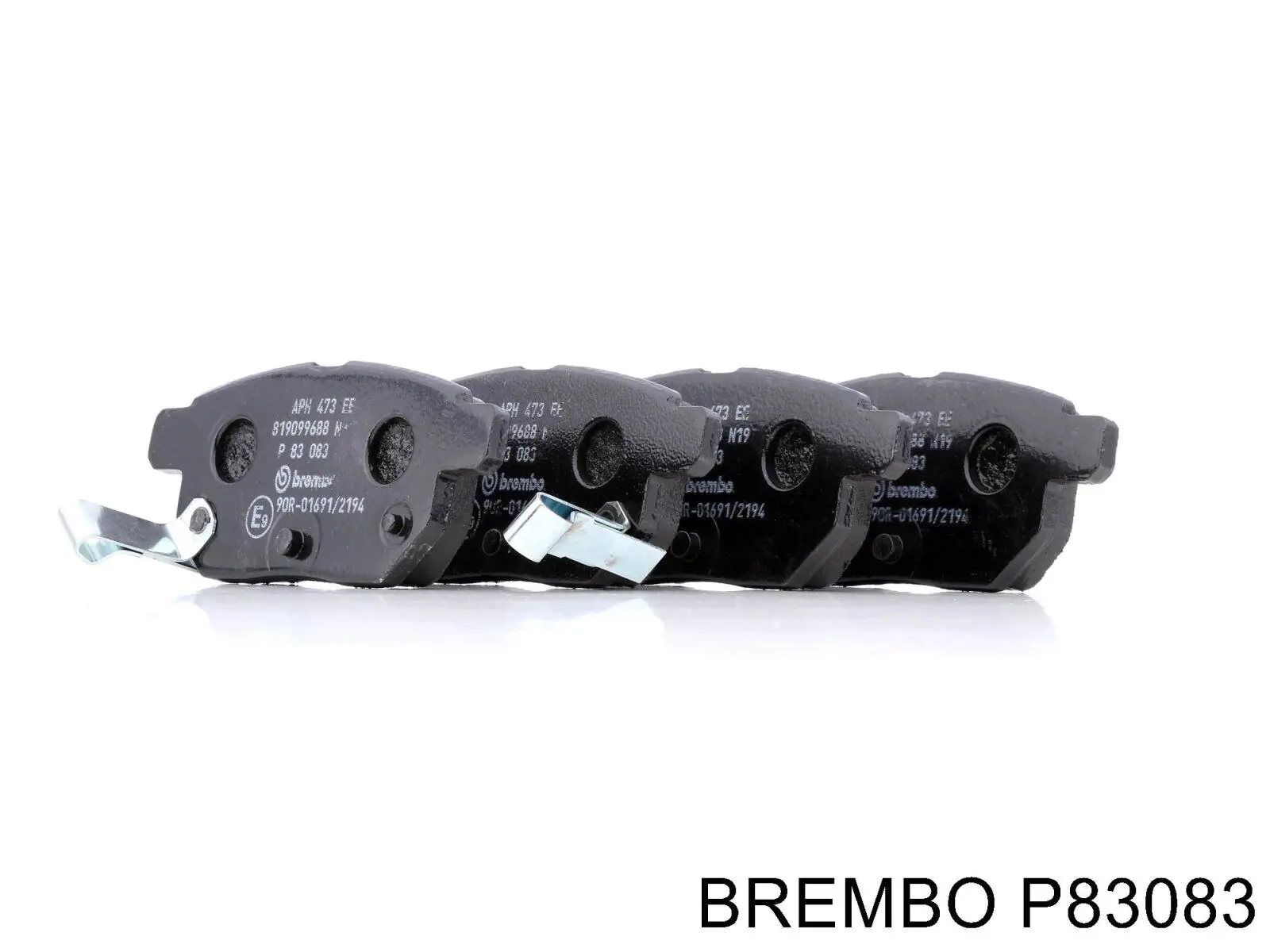 Колодки гальмові задні, дискові P83083 Brembo