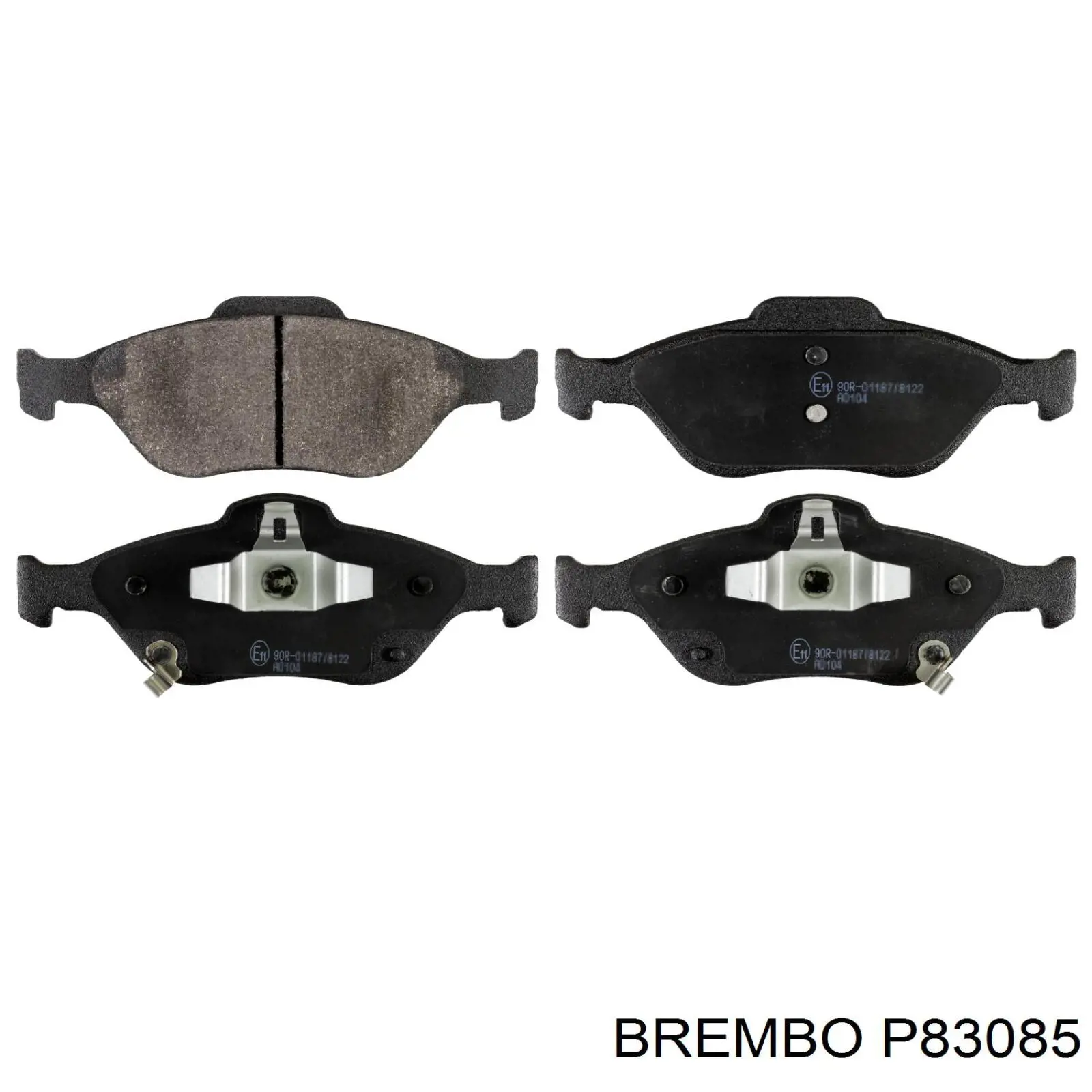 Купити P83085 Brembo Колодки гальмівні передні, дискові
