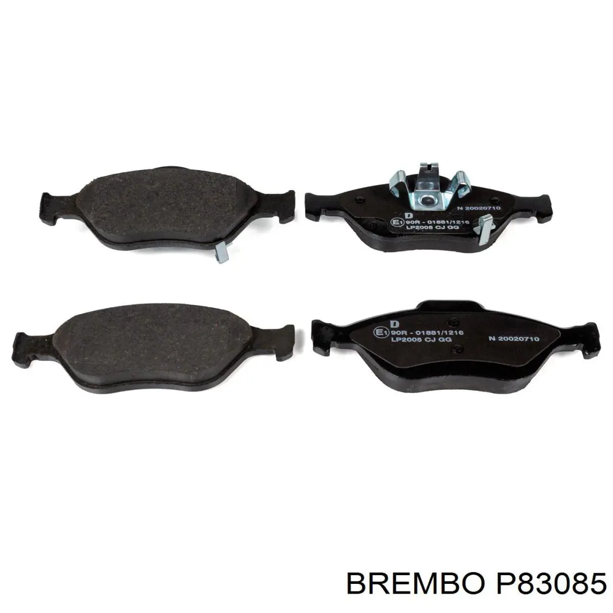 Купити P83085 Brembo Колодки гальмівні передні, дискові