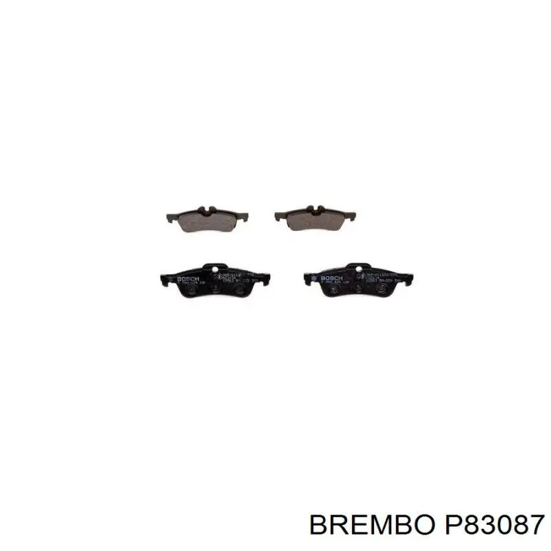 Задні гальмівні колодки Brembo P83087 ціна, від 21.56 USD