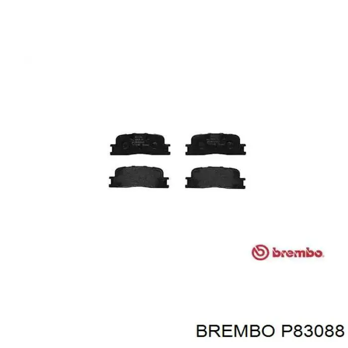 Колодки гальмові задні, дискові P83088 Brembo