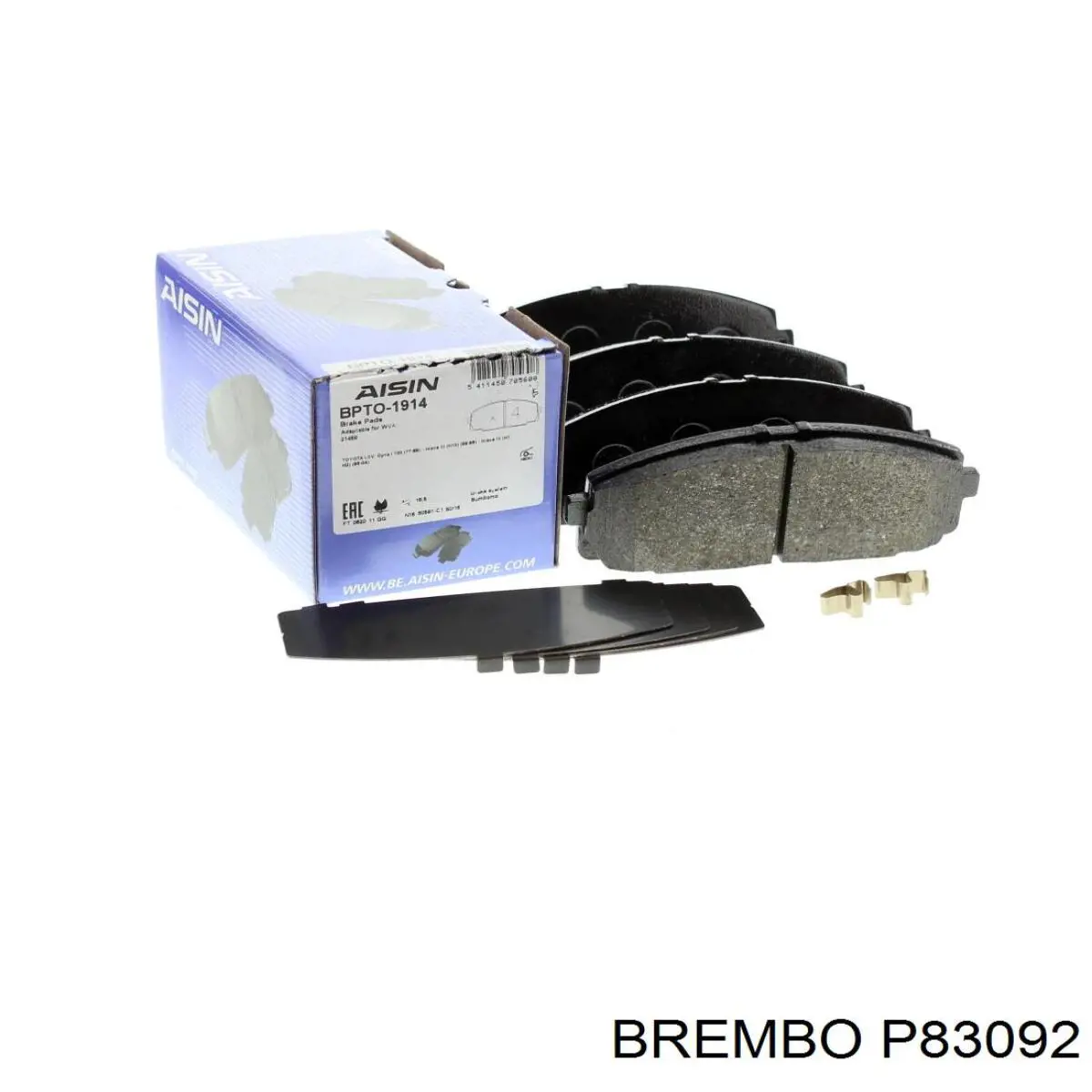 Передні тормозні колодки P83092 Brembo