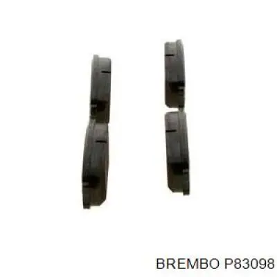 P83098 Brembo Колодки гальмівні задні, дискові