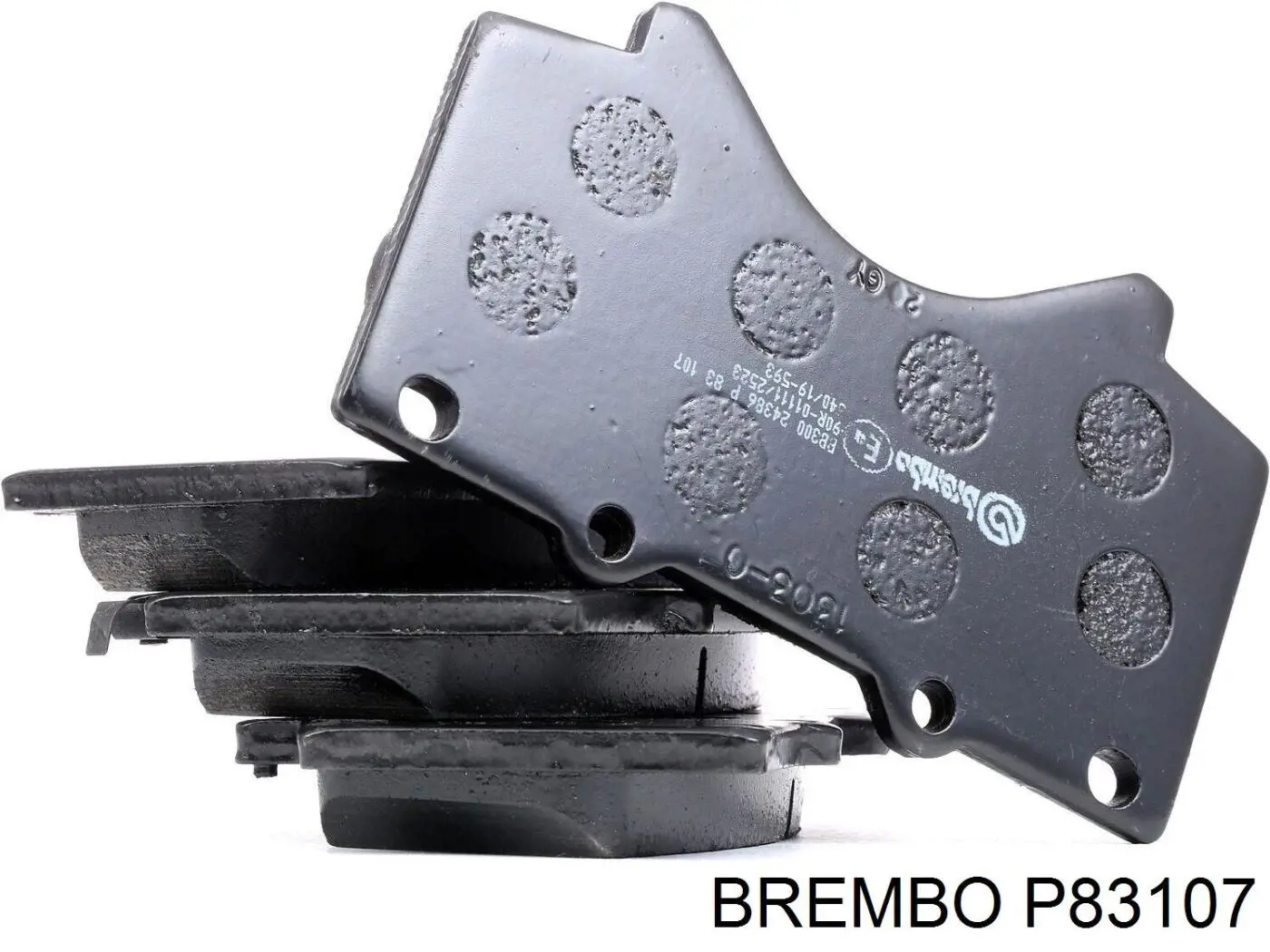 Купити P83107 Brembo Колодки гальмівні передні, дискові