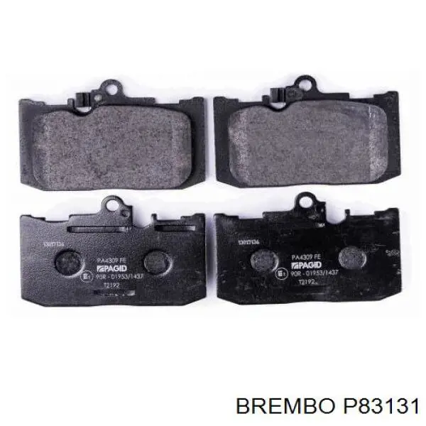 Купити P83131 Brembo Колодки гальмівні передні, дискові