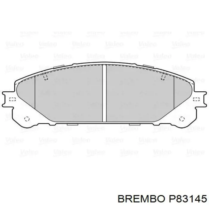Купити P83145 Brembo Колодки гальмівні передні, дискові