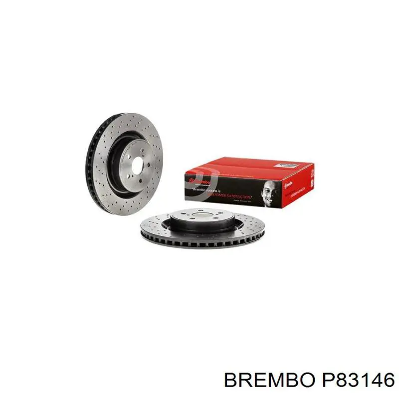 P83146 Brembo колодки гальмівні передні, дискові
