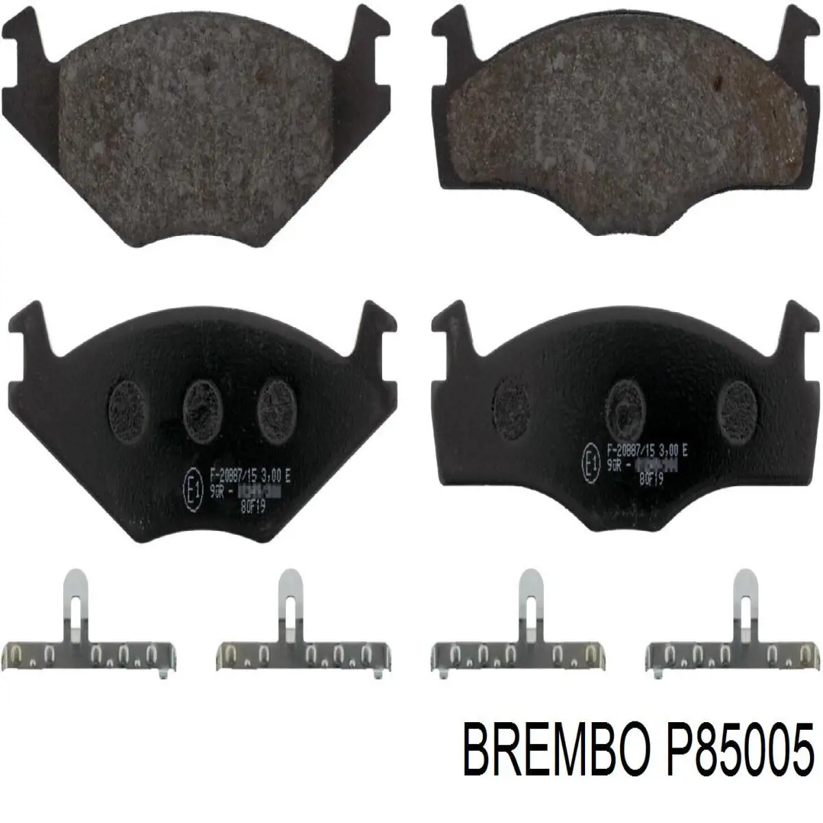 Колодки гальмівні передні, дискові P85005 Brembo