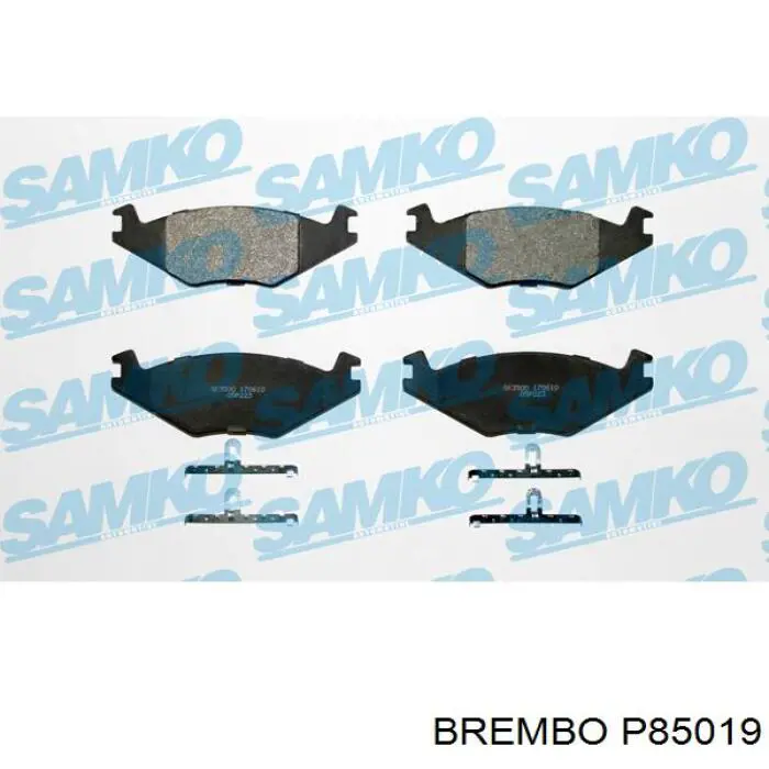 P85019 Brembo Передні гальмівні колодки