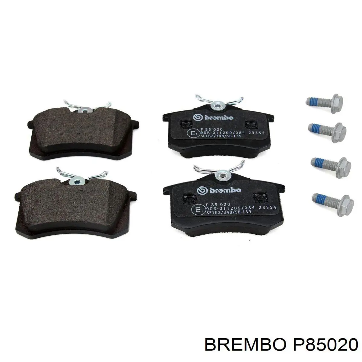 Купити P85020 Brembo Задні колодки
