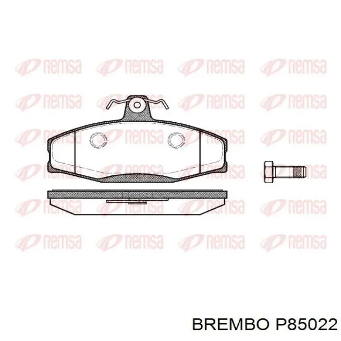 Передні тормозні колодки P85022 Brembo