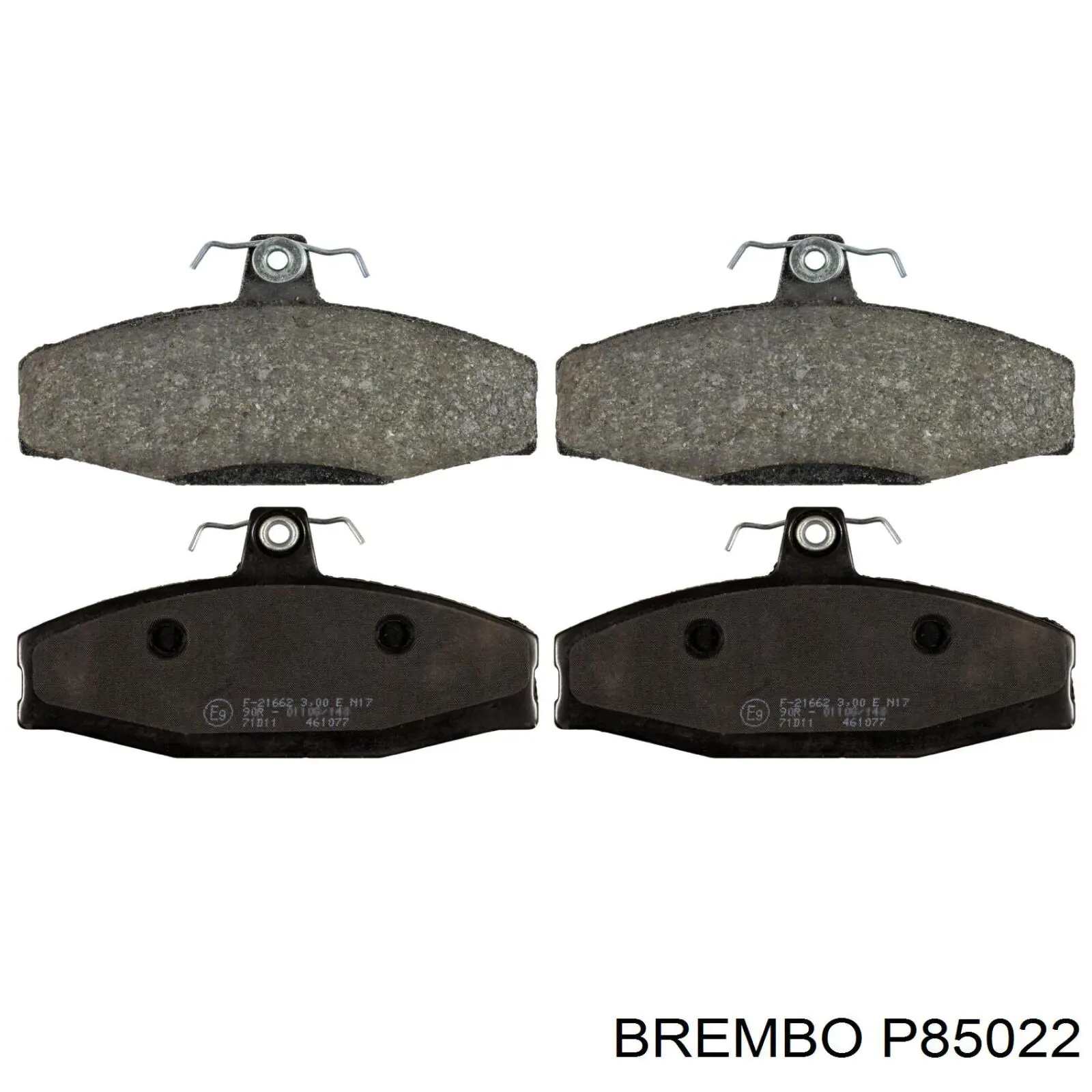 Купити P85022 Brembo Колодки гальмівні передні, дискові