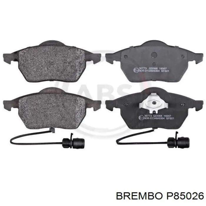 P85026 Brembo Передні гальмівні колодки