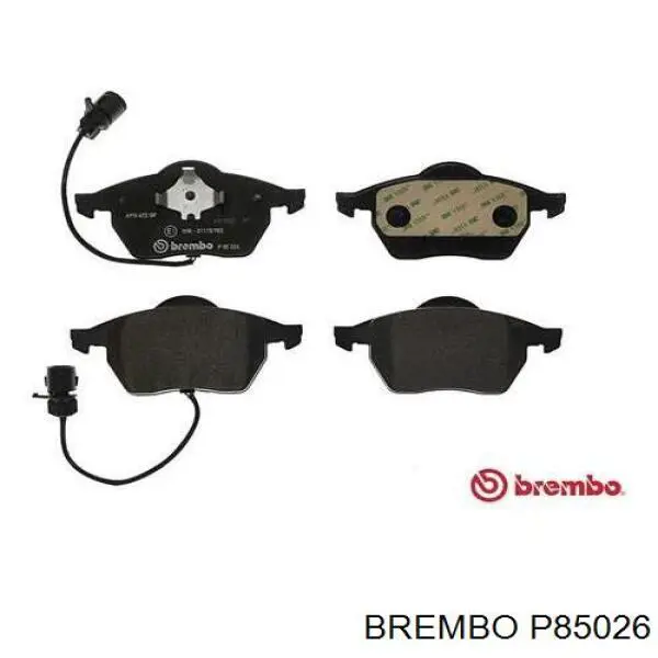 P85026 Brembo колодки гальмівні передні, дискові