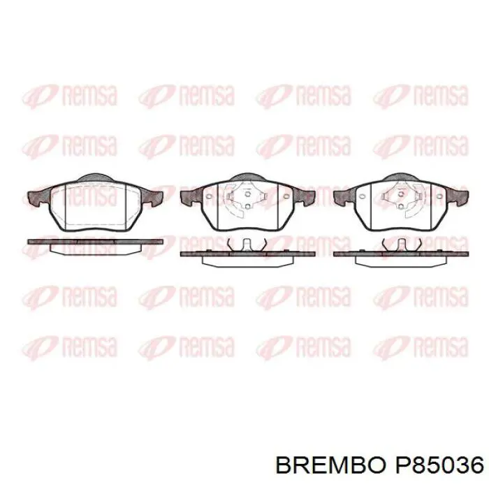 Тормозні колодки Brembo P85036
