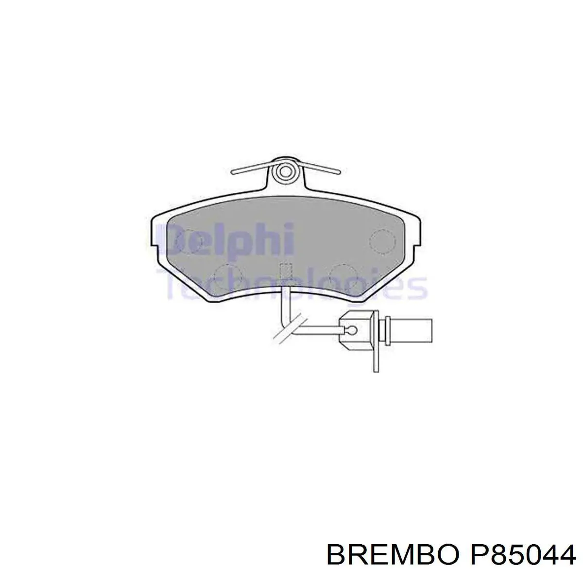 Купити P85044 Brembo Колодки гальмівні передні, дискові