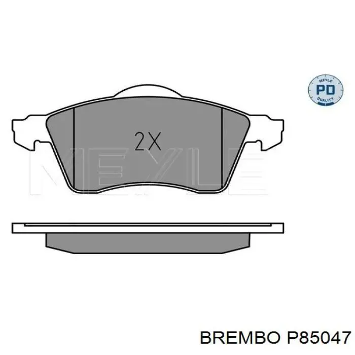 Передні тормозні колодки P85047 Brembo