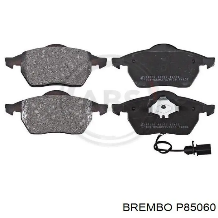 P85060 Brembo колодки гальмівні передні, дискові