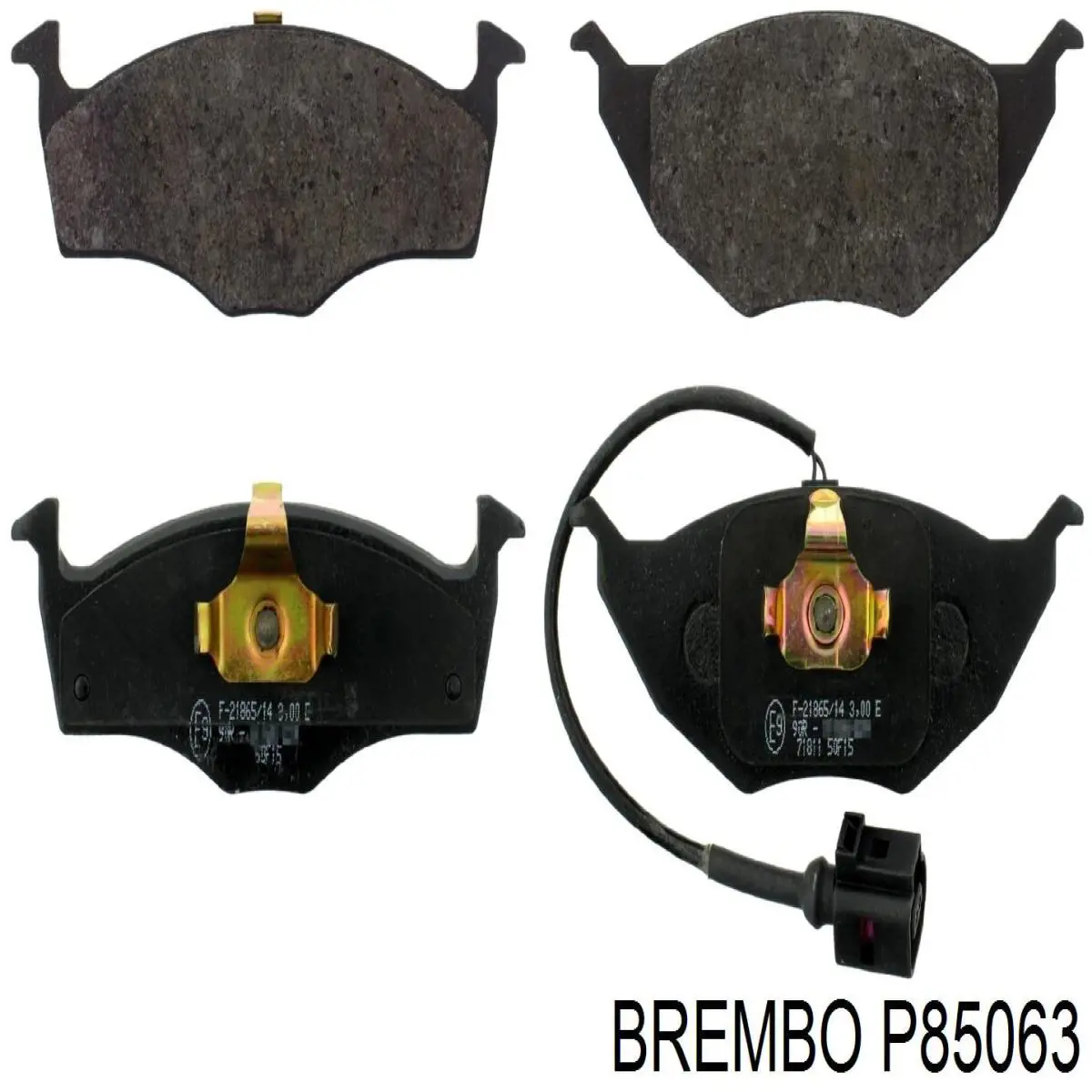 P85063 Brembo колодки гальмівні передні, дискові