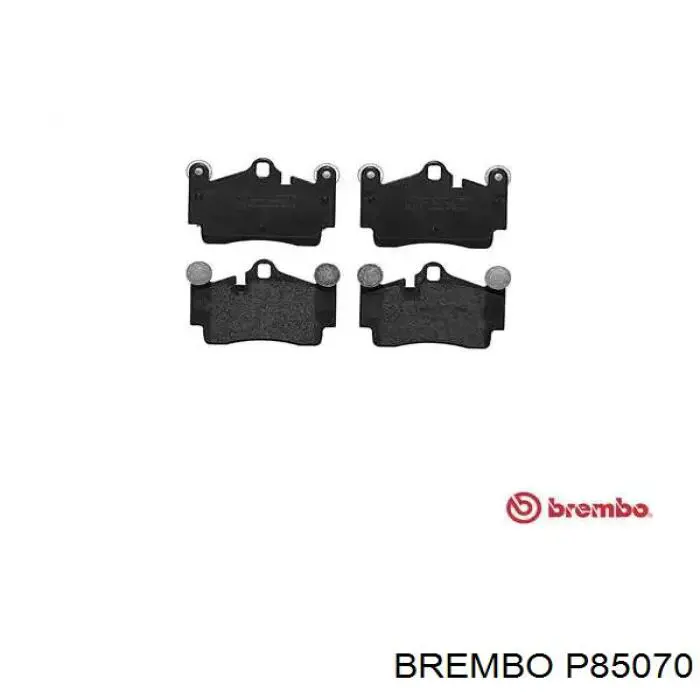 P85070 Brembo колодки гальмові задні, дискові