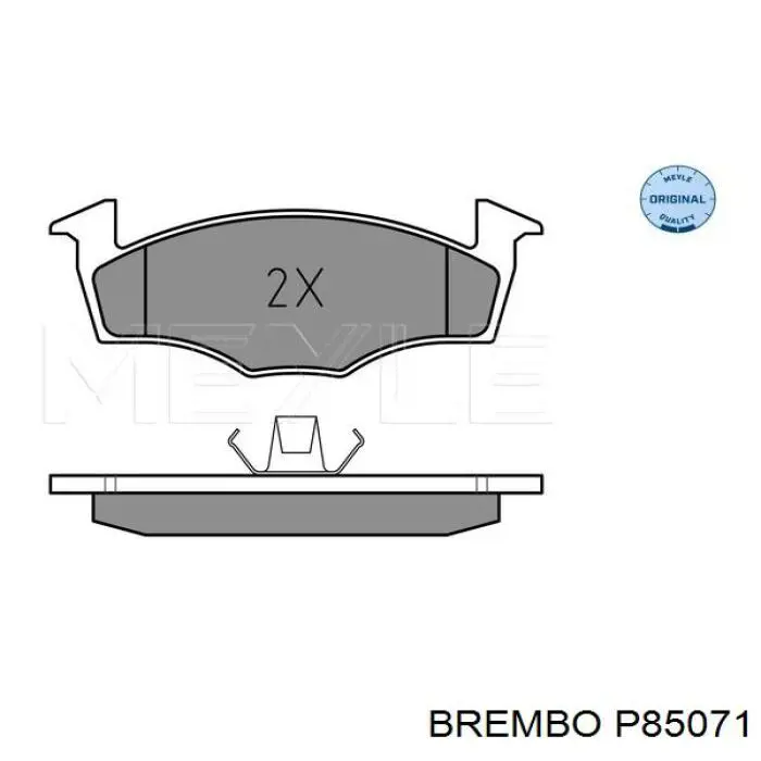 P85071 Brembo Передні гальмівні колодки