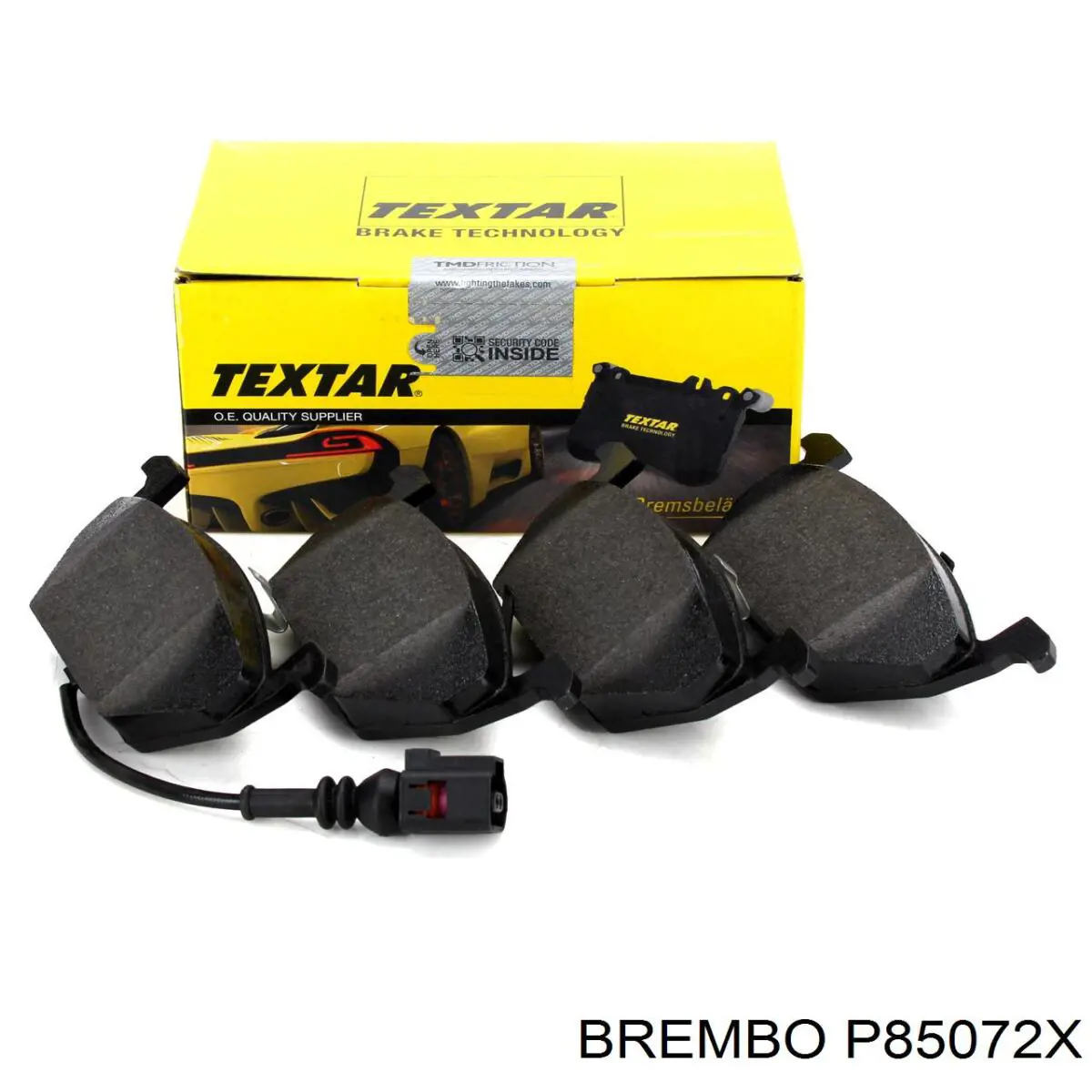 P85072X Brembo Передні гальмівні колодки