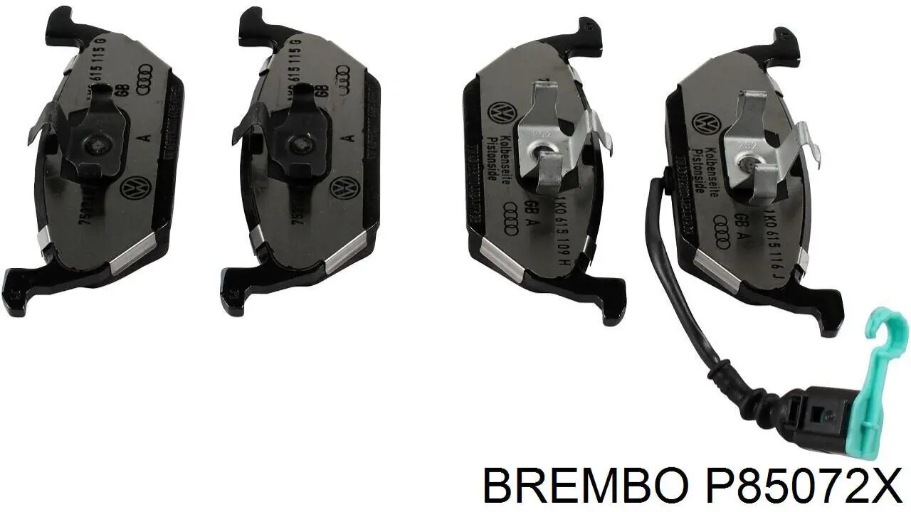 Передні тормозні колодки P85072X Brembo