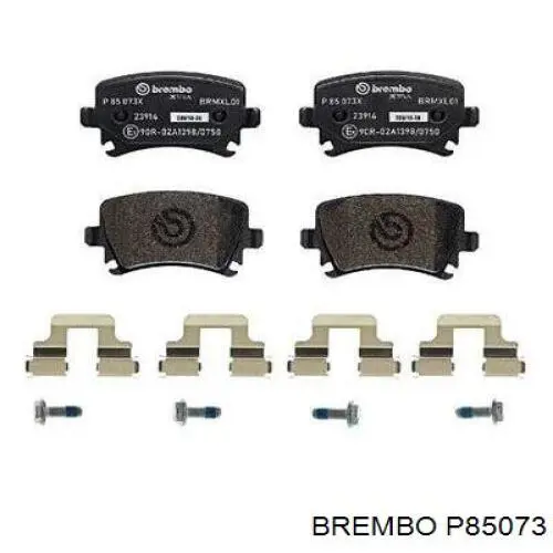 Купити P85073 Brembo Задні колодки