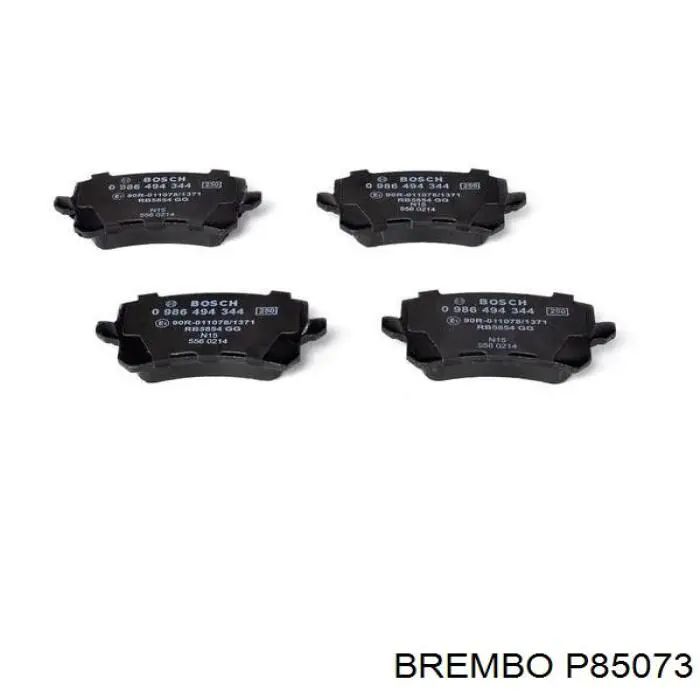 Задні гальмівні колодки P85073 Brembo