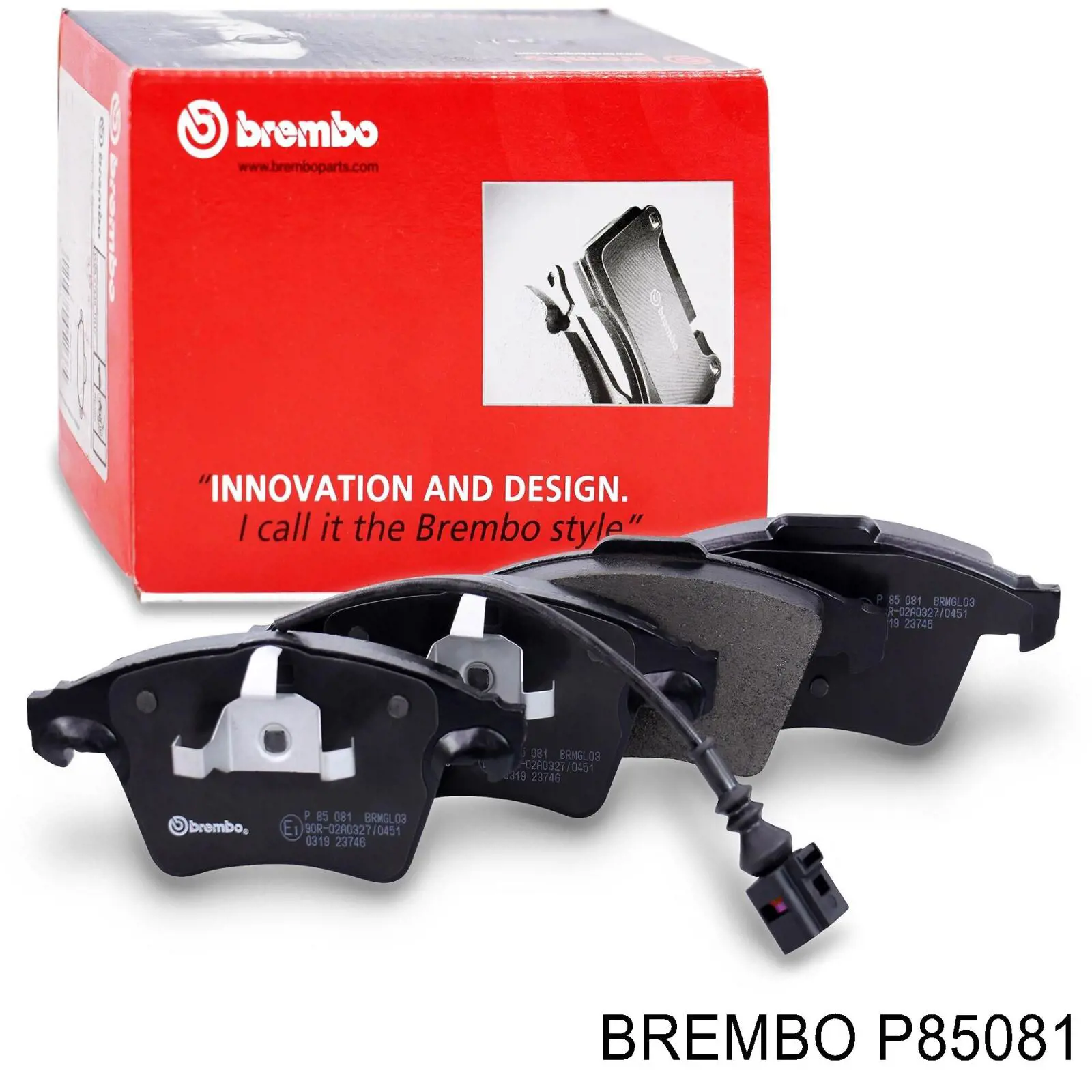 Передні тормозні колодки P85081 Brembo
