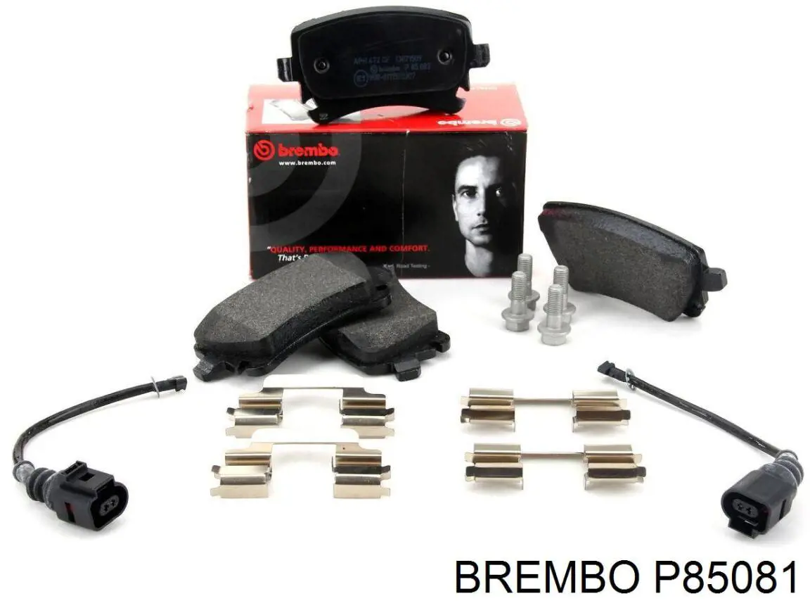P85081 Brembo Передні гальмівні колодки