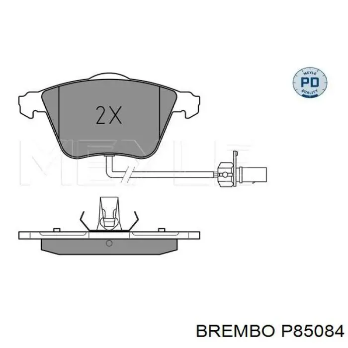 Тормозні колодки Brembo P85084