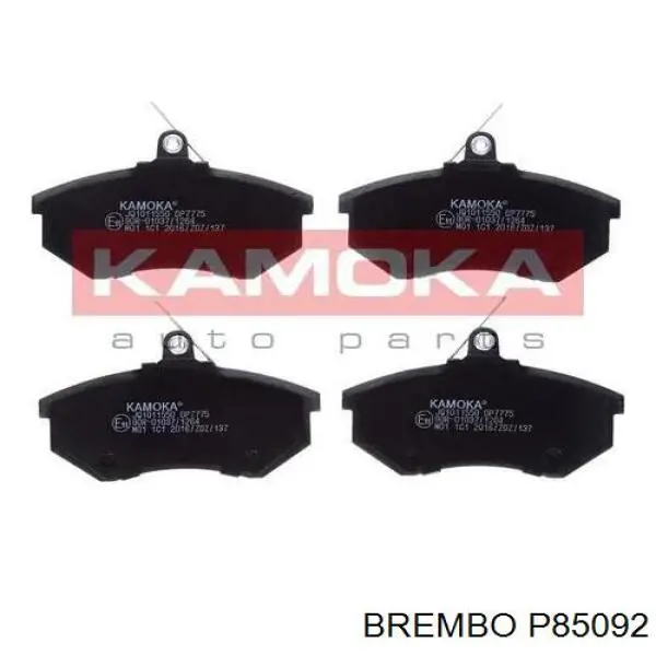 P85092 Brembo колодки гальмівні передні, дискові