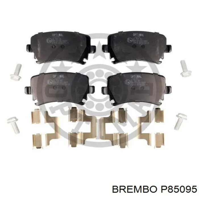 Задні гальмівні колодки P85095 Brembo