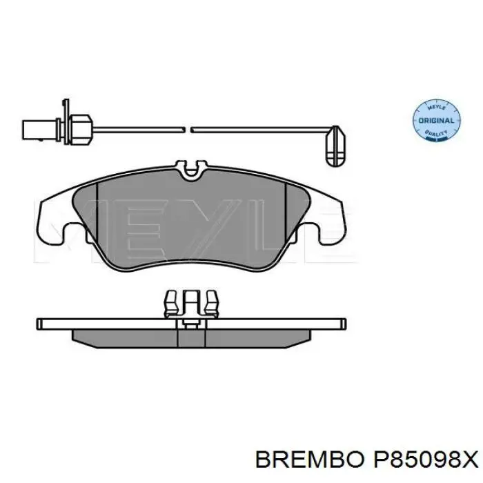 Передні тормозні колодки P85098X Brembo