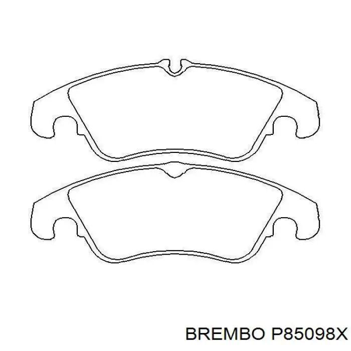 Тормозні колодки Brembo P85098X