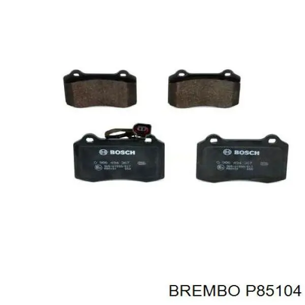 Передні тормозні колодки P85104 Brembo