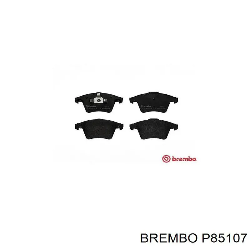 P85107 Brembo колодки гальмівні передні, дискові