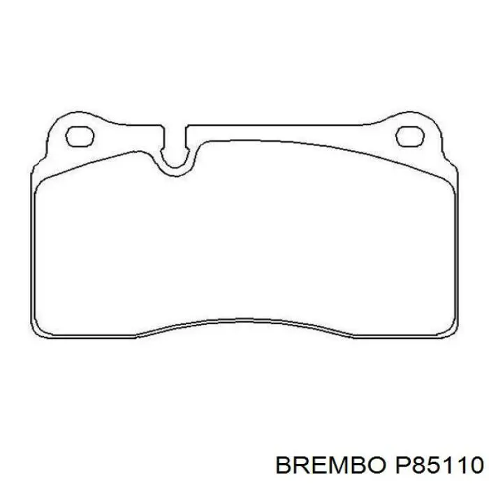 Гальмівні колодки Brembo P85110 ціна, від 51.43 USD