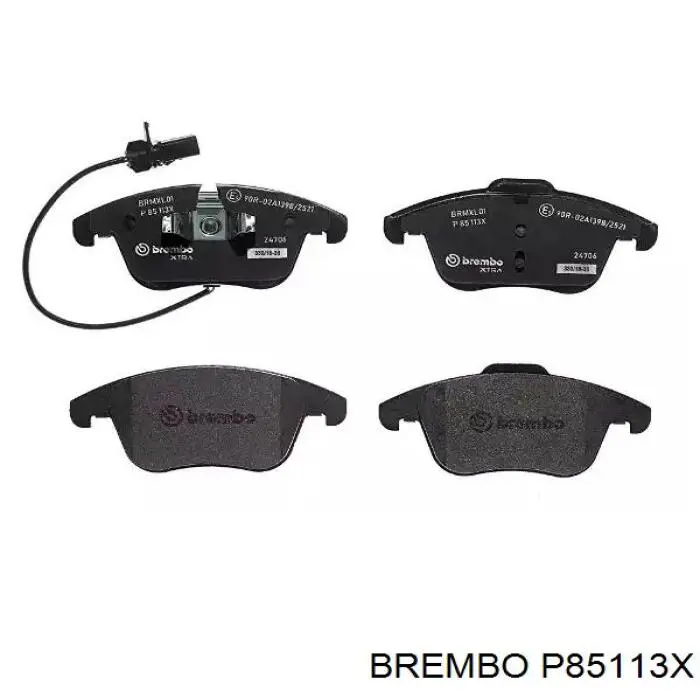 Гальмівні колодки Brembo P85113X ціна, від 54.00 USD