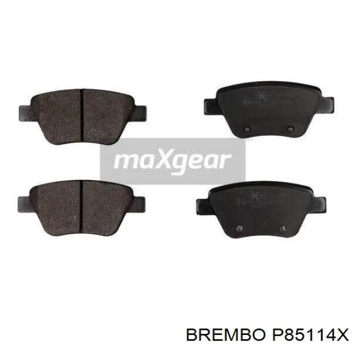 Задні дискові колодки Brembo P85114X