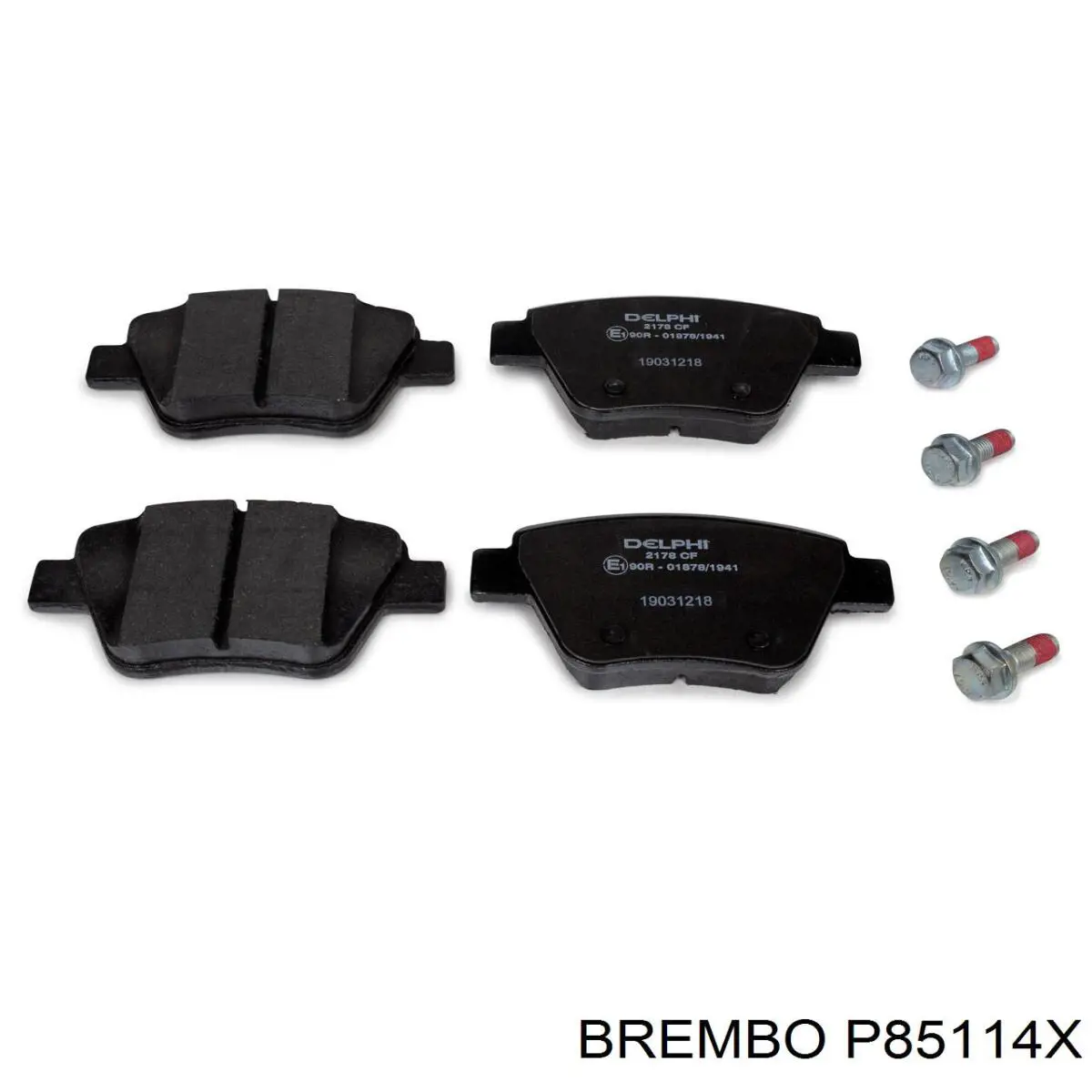Задні гальмівні колодки Brembo P85114X ціна, від 25.34 USD
