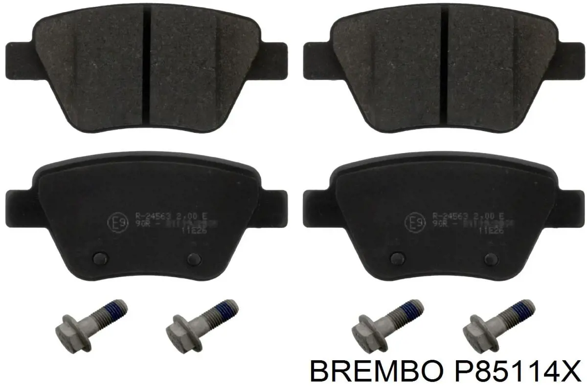 Купити P85114X Brembo Задні колодки