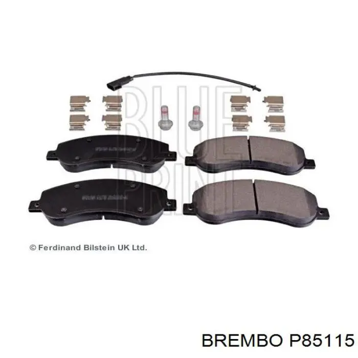 Купити P85115 Brembo Колодки гальмівні передні, дискові
