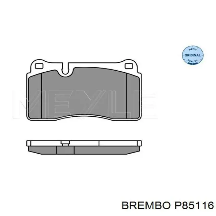 Передні тормозні колодки P85116 Brembo