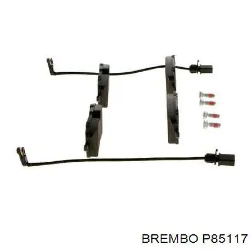 Задні гальмівні колодки P85117 Brembo